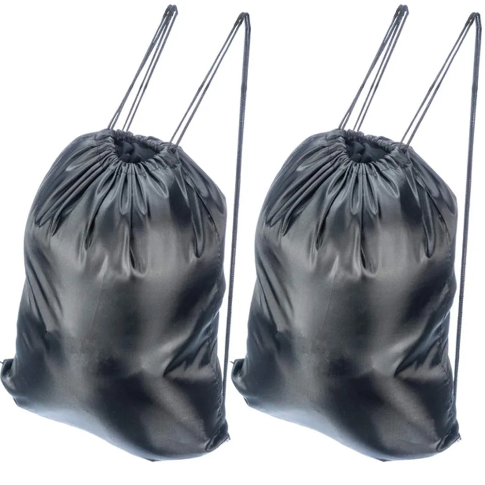 2 Drawstring Backpack Cornhole Cinch Sack String Pack Bag Tote Travel Sports