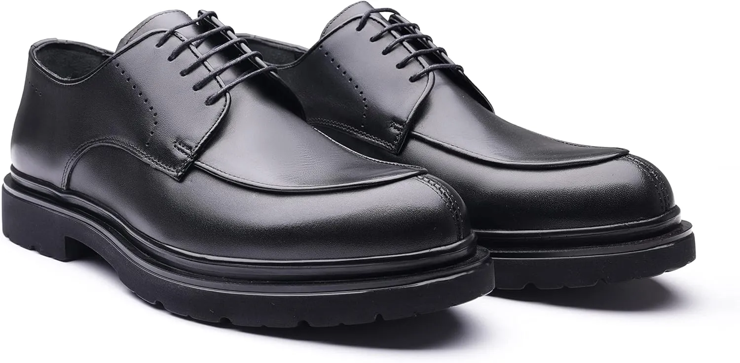 35400-EK Classic Style Oxford Lace Up Formal Genuine Leather Shoes for Men - Derby Brogues