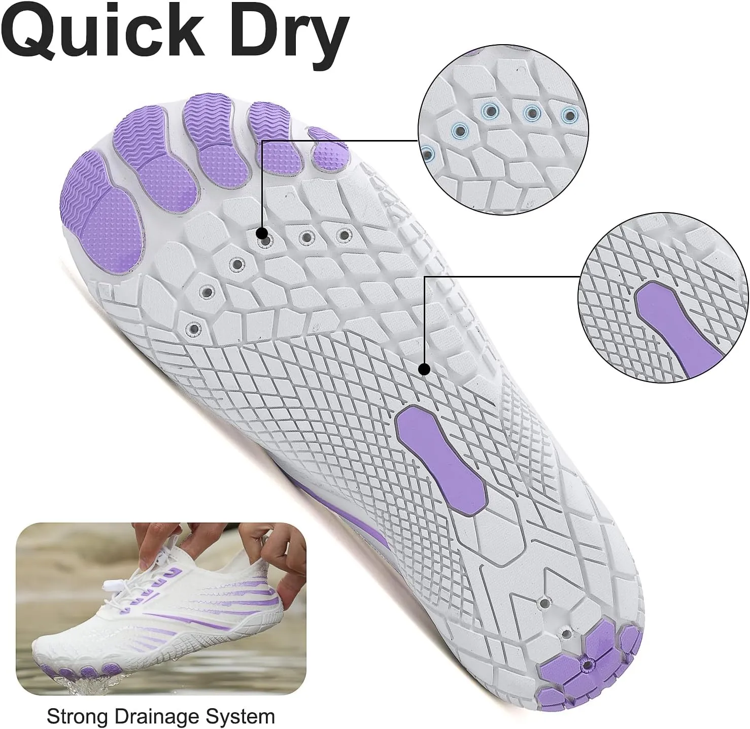 Barefoot Trail for Women Men, Waterproof Pro Trail Running with Wide Toe Box Healthy & Non-Slip BarefootAthletic Outdoor Hiking Footwear