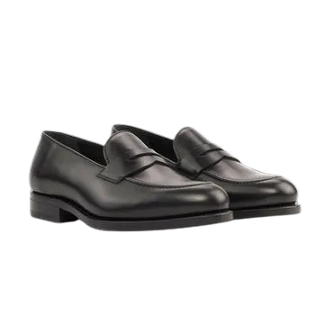 Black Box Calf Loafer Shoe at Lamilago