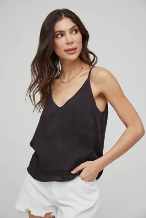 Black V-Neck Cami