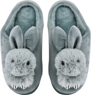 Brauch Women's Olive Rabbit Winter Slippers