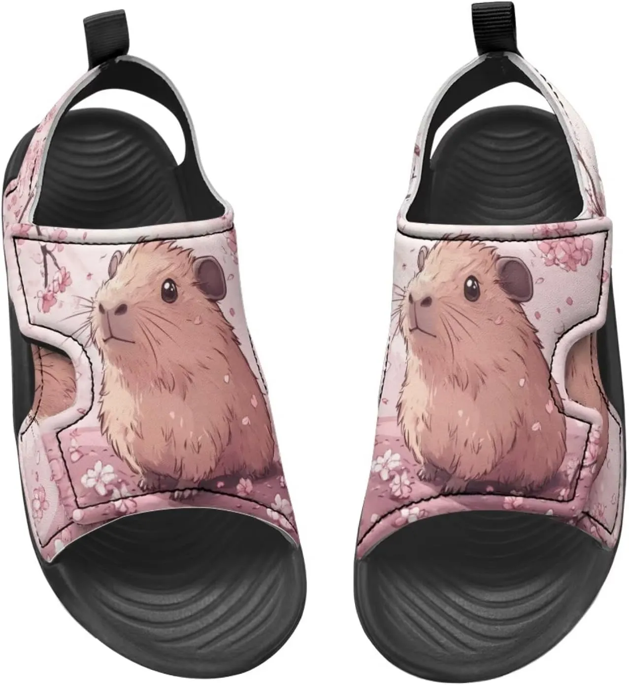 Cat Sport Sandals for Girls,Cute Rainbow Water Shoes Summer Outdoor Athletic Hiking Beach Sandals for Toddler/Little/Big Kids