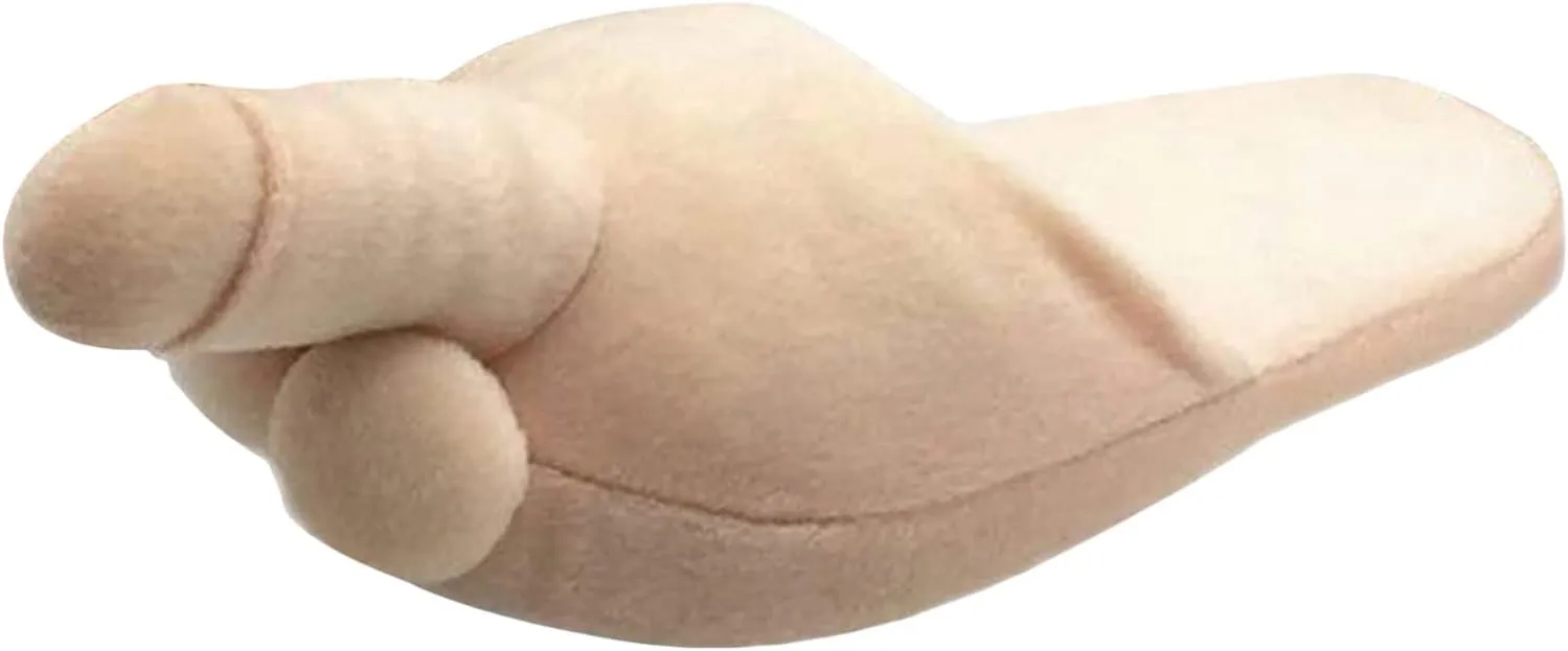 Chloefairy Funny Slippers for Women Men Unisex Adult Plush Slipper House Slippers Novelty Slippers Gag Gifts for Adults Funny