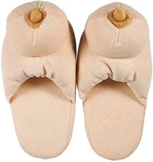 Chloefairy Funny Slippers for Women Men Unisex Adult Plush Slipper House Slippers Novelty Slippers Gag Gifts for Adults Funny