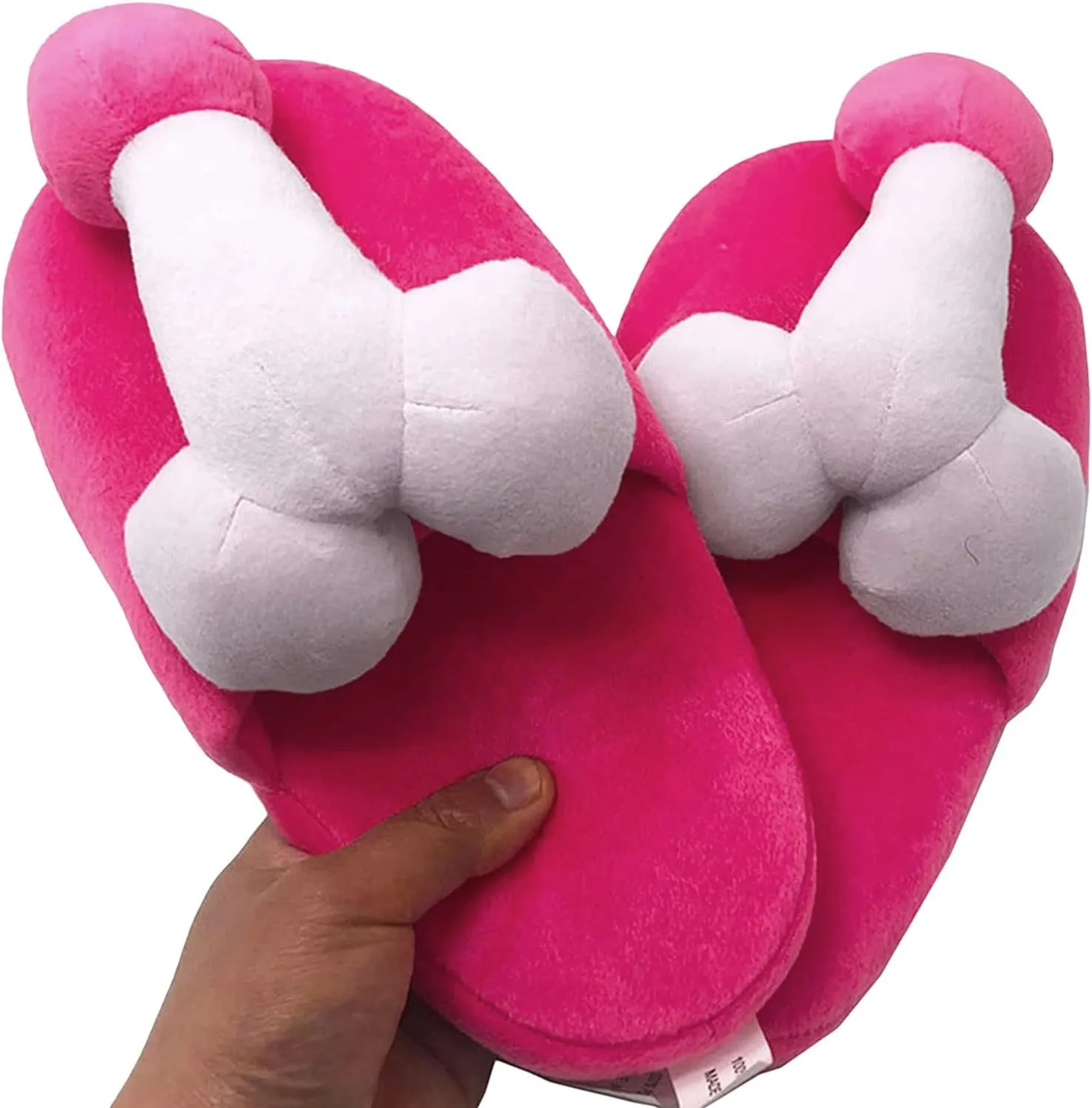 Chloefairy Funny Slippers for Women Men Unisex Adult Plush Slipper House Slippers Novelty Slippers Gag Gifts for Adults Funny