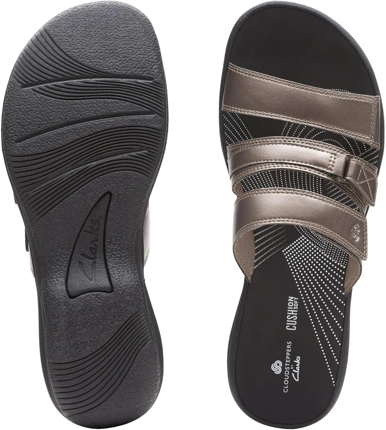 Clarks - Womens Brinkley Coast Slide Sandals