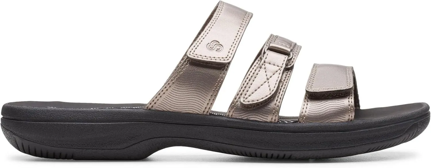 Clarks - Womens Brinkley Coast Slide Sandals