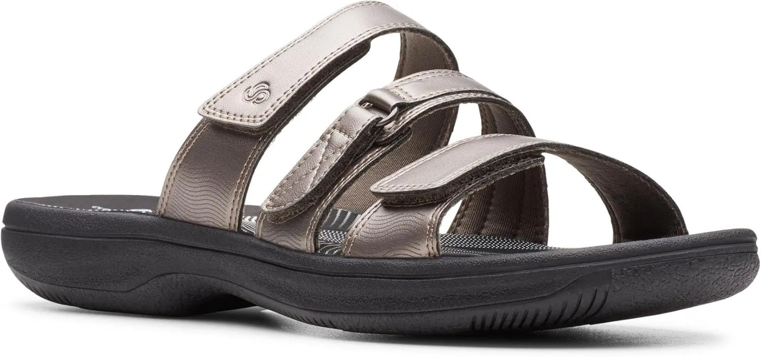 Clarks - Womens Brinkley Coast Slide Sandals