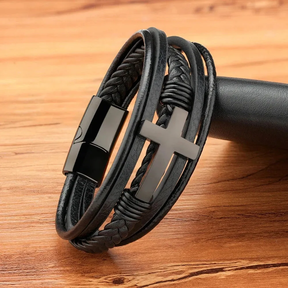 Classic Men's Leather Bracelet