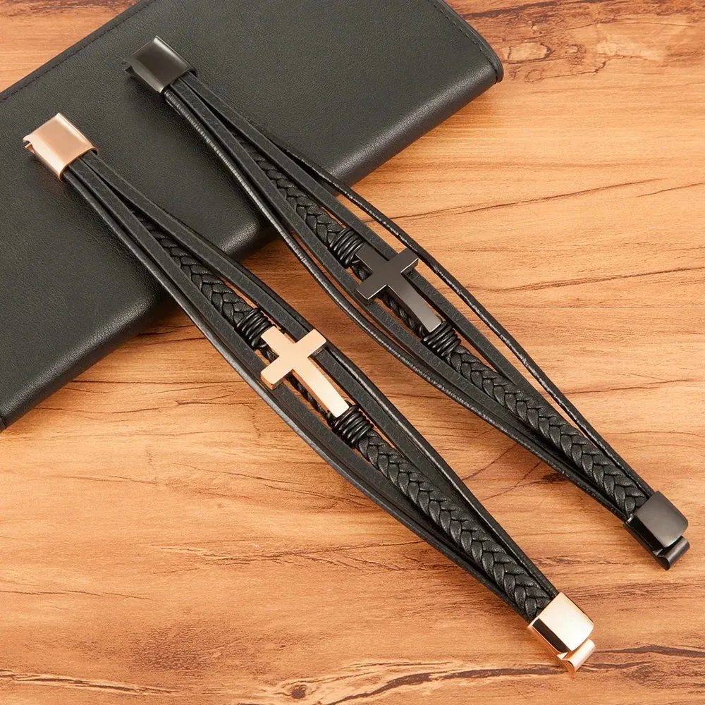 Classic Men's Leather Bracelet