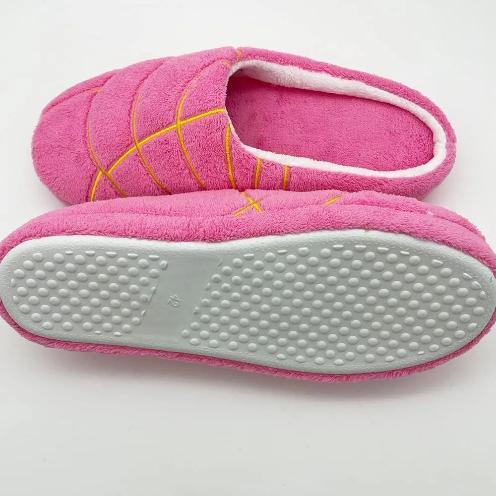 Concha Pantuflas Slippers for Women Conchas Mexican Pan Dulce Slippers Winter Warm Fluffy Plush Bread Slipper with Bag