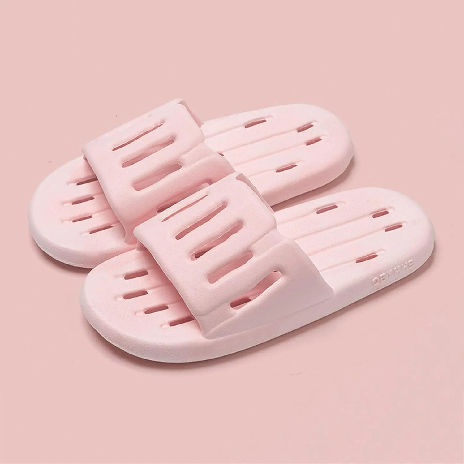 Couples Pool Slides Slip On Soft Bottom Beach Slides Hollow Quick Drying Shower Shoes Memory Foam Cloud Slippers