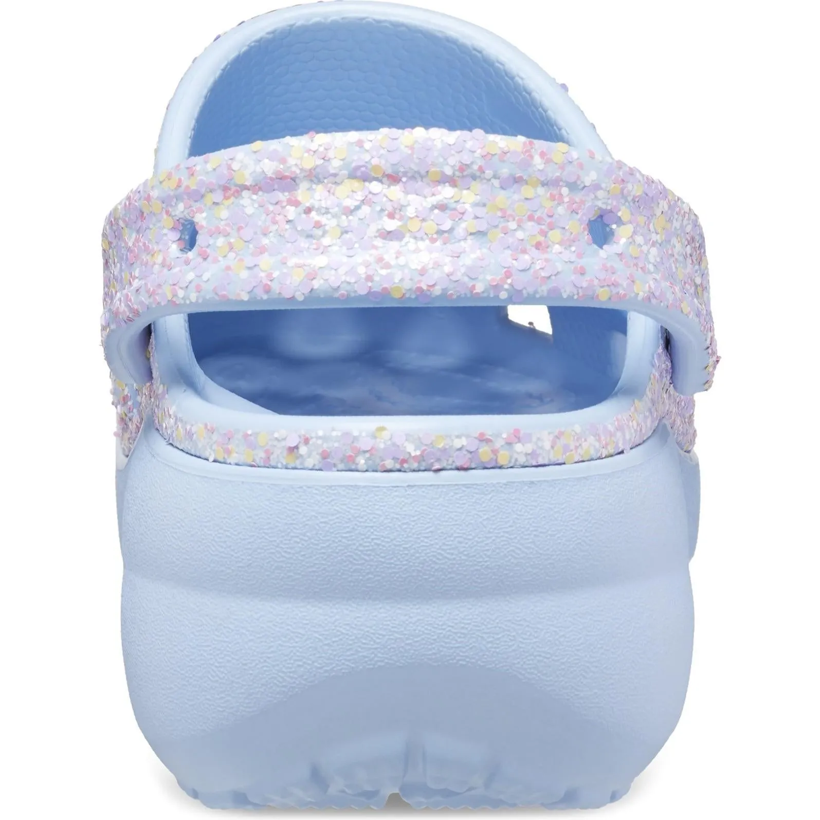 Crocs Classic Platform Glitter Clog Sandals