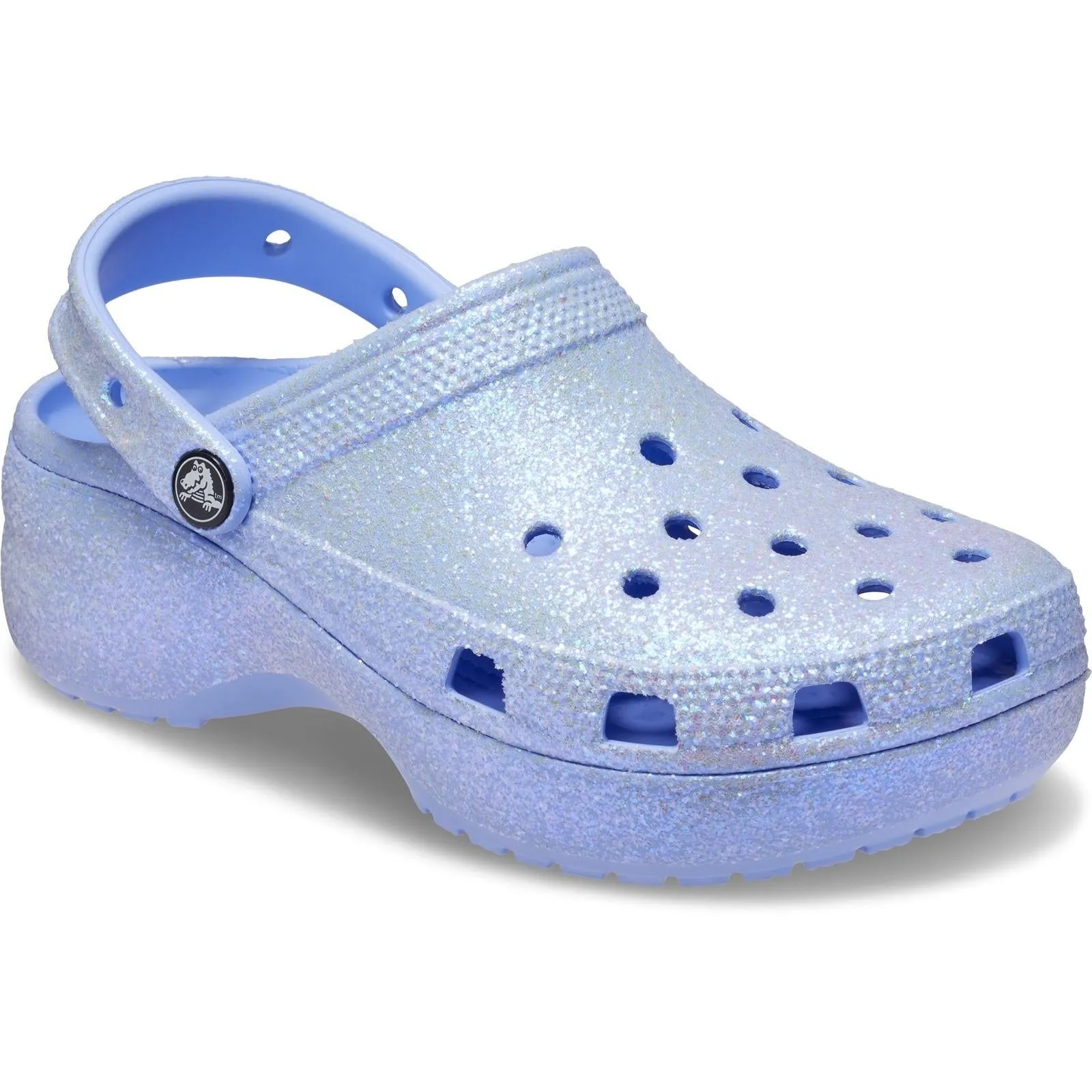 Crocs Classic Platform Glitter Clog Sandals