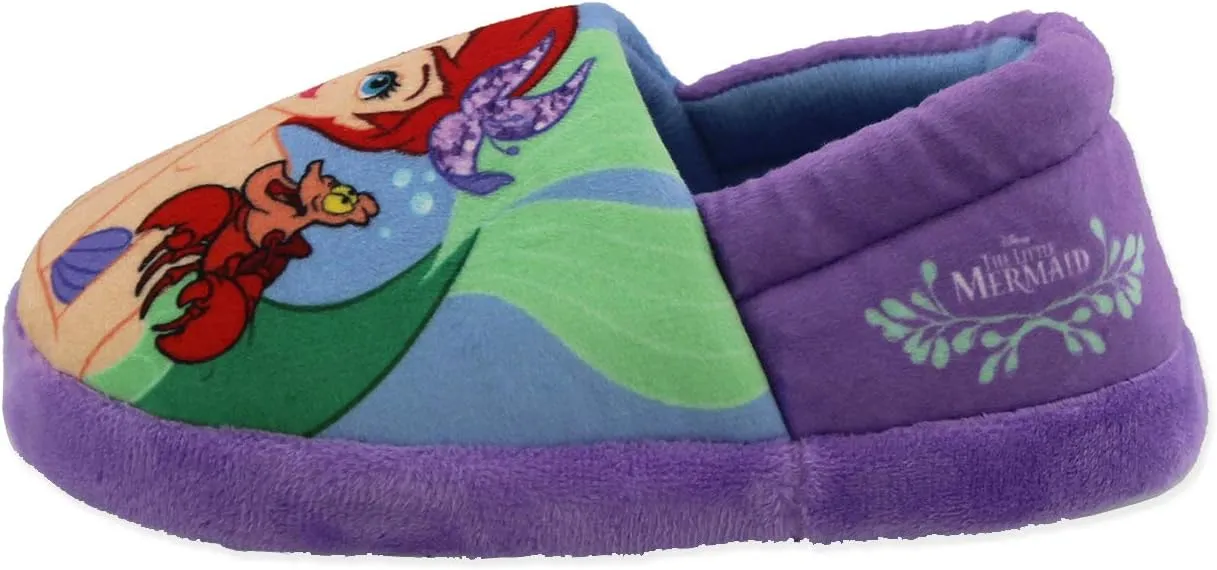 Disney Princess Girls Toddler Plush Aline Slippers