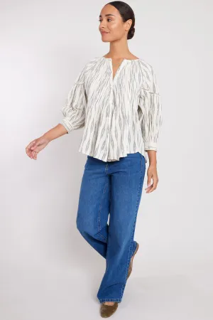 Eliza Ecru Cotton Top