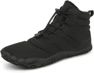 FLIOZY Winter Hiking Boots for Mens and Womens, Barefoot-Style Non-Slip Snow Boots, Waterproof Outdoor Hiking Shoes