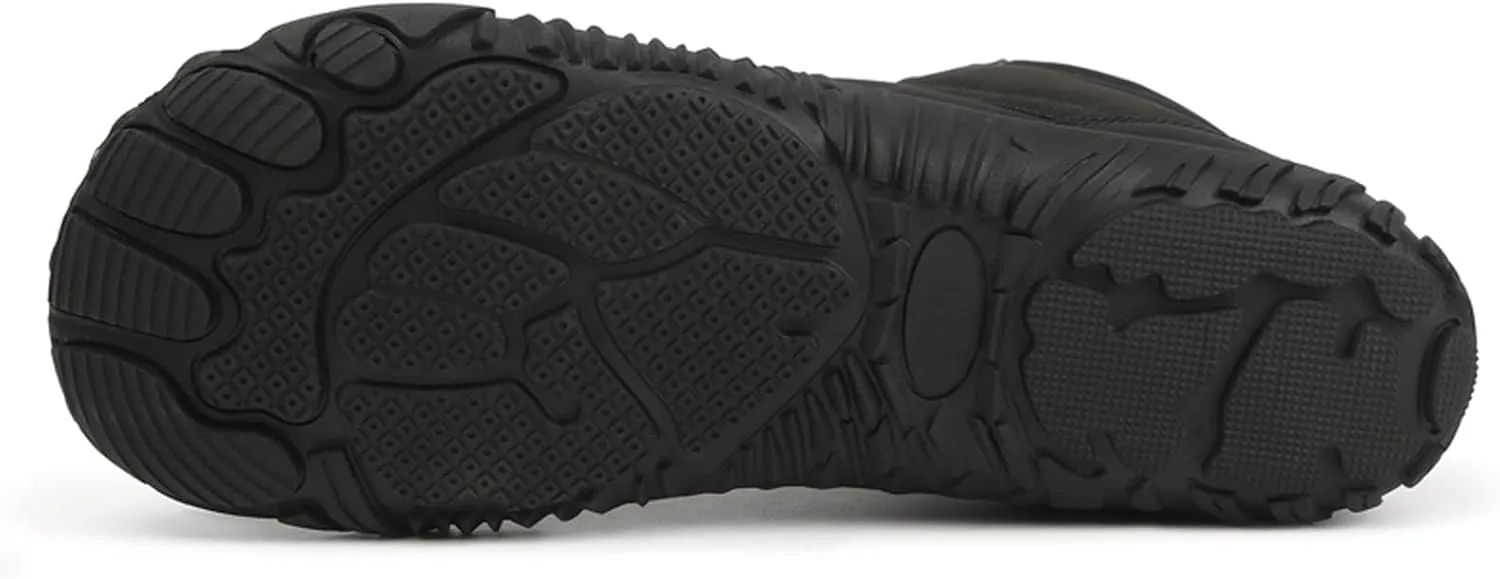 FLIOZY Winter Hiking Boots for Mens and Womens, Barefoot-Style Non-Slip Snow Boots, Waterproof Outdoor Hiking Shoes