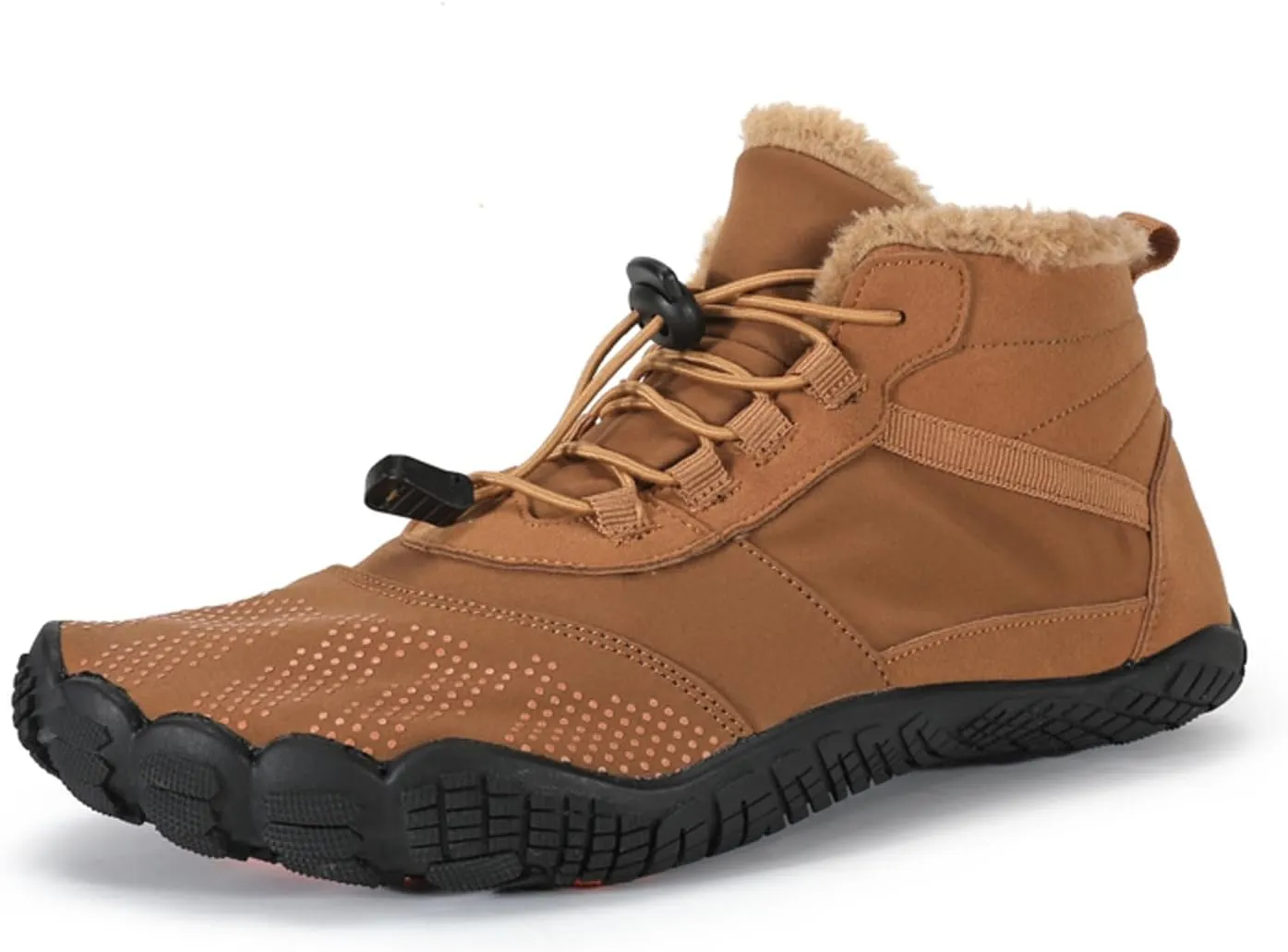 FLIOZY Winter Hiking Boots for Mens and Womens, Barefoot-Style Non-Slip Snow Boots, Waterproof Outdoor Hiking Shoes