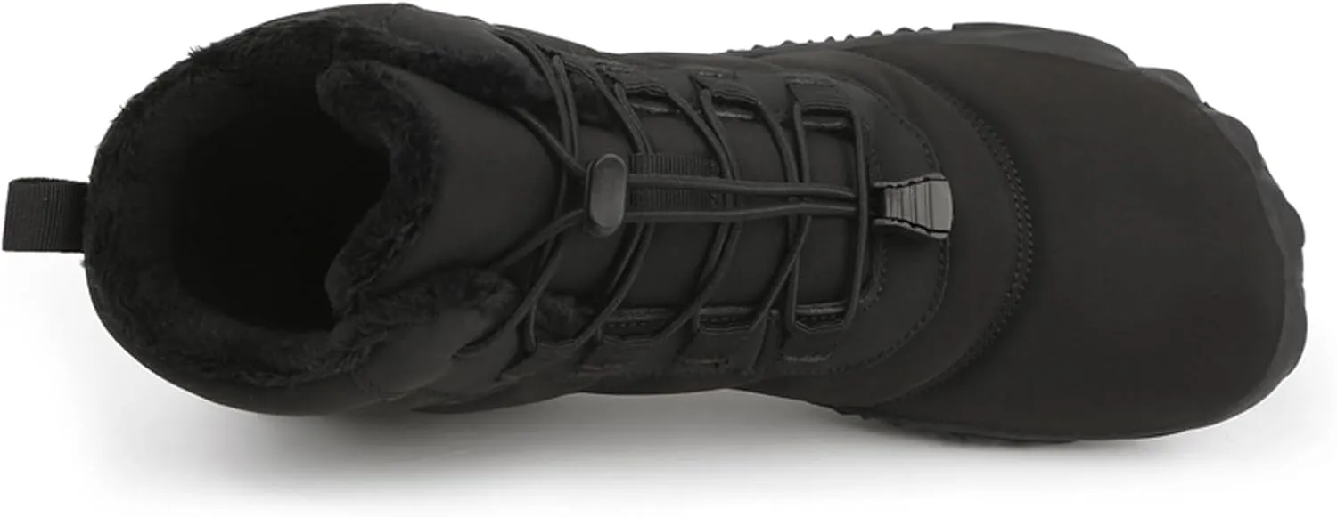 FLIOZY Winter Hiking Boots for Mens and Womens, Barefoot-Style Non-Slip Snow Boots, Waterproof Outdoor Hiking Shoes