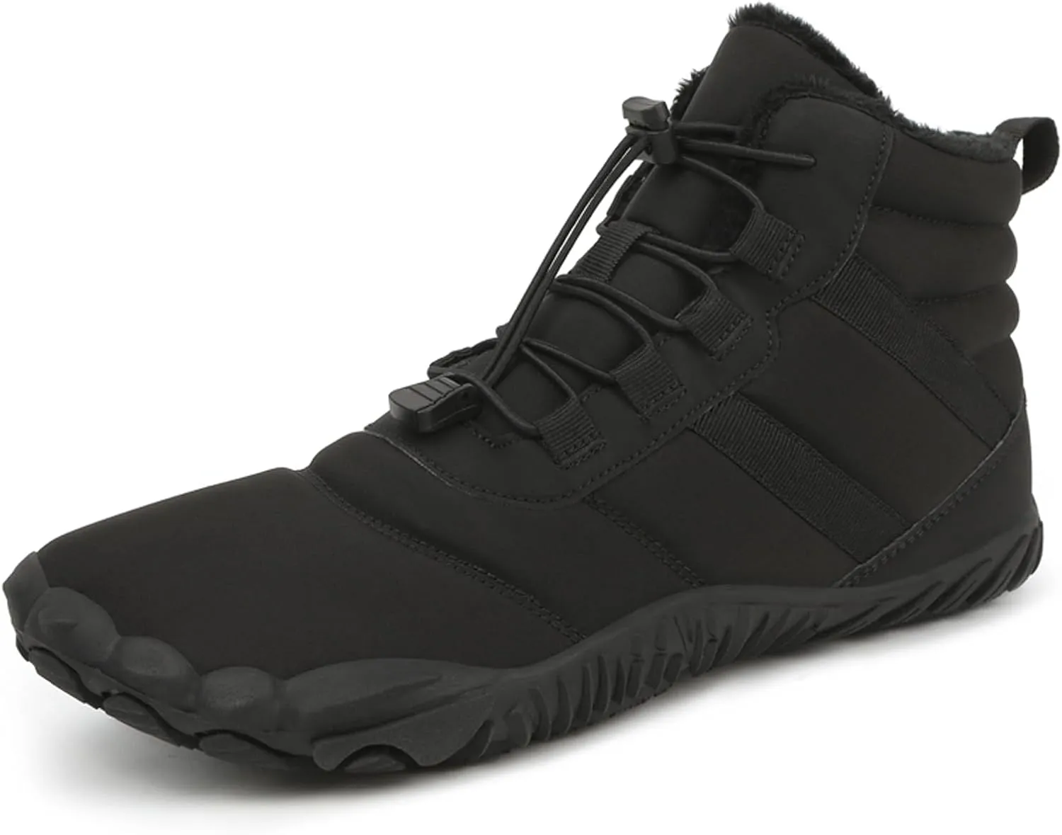 FLIOZY Winter Hiking Boots for Mens and Womens, Barefoot-Style Non-Slip Snow Boots, Waterproof Outdoor Hiking Shoes