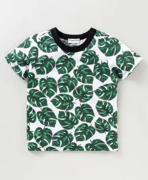 Forest Leaves Printed Tshirt