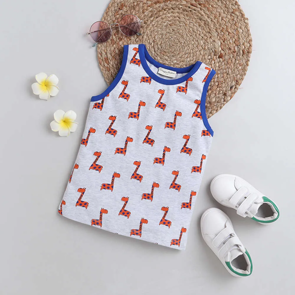 Forest Printed Tshirt - Grey