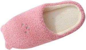 Gibobby Womens Slippers,House Slippers Cute Bear Memory Foam Fluffy Soft Fuzzy Slippers Slip on Warm Shoes