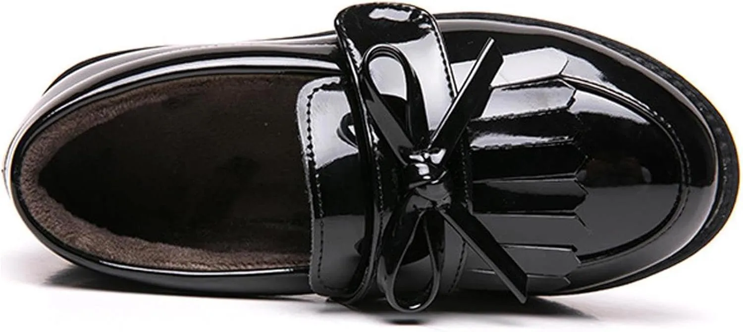 Girl's British Style School Uniform Shoes Princess Performance Oxford Shoes