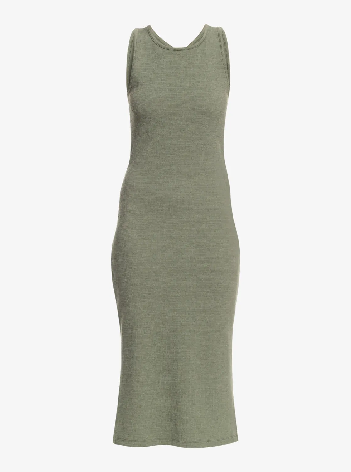 Good Keepsake Midi Dress - Agave Green