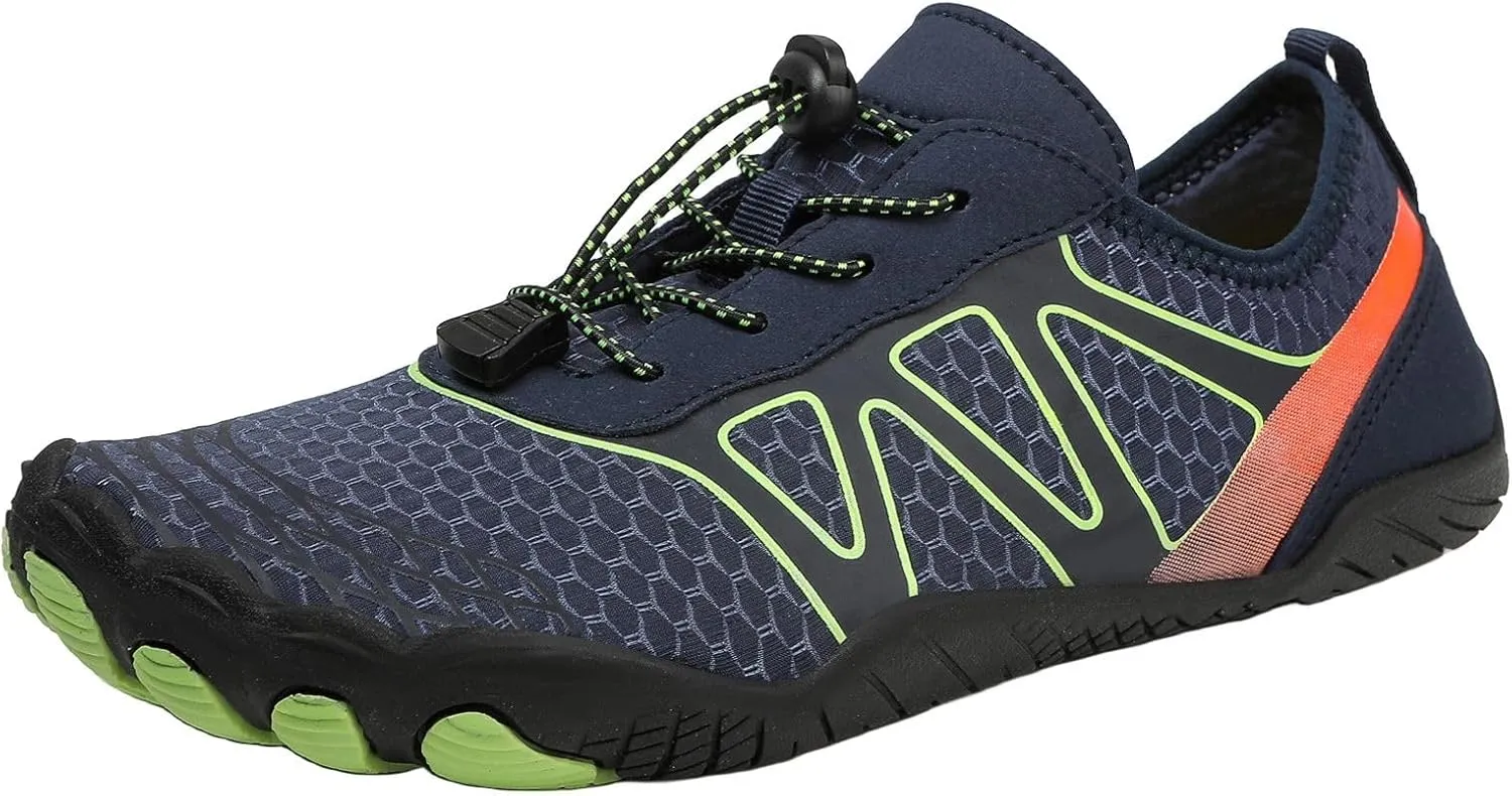 Grounded Footwear for Women Comfortable Lightweight Non-Slip Barefoot Shoes Breathable Barefoot Water Hiking Shoes Wide Toe Box Pro Beach Swim Athletic Sports Shoe Hike Shoe