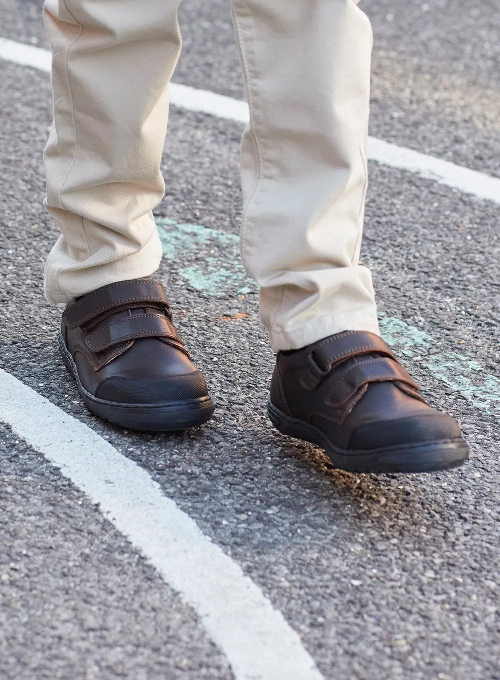 Hampton Classics Jack School Shoes in Brown