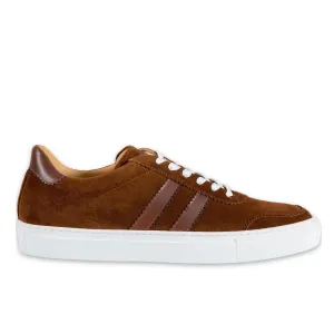 HENRY SARTORIAL Suede Leather Sneakers DARK BROWN