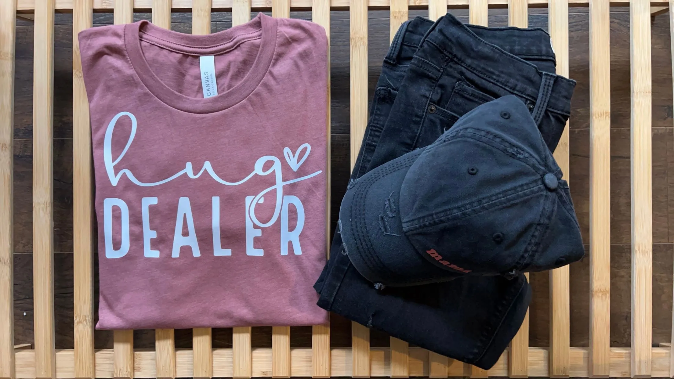 Hug Dealer Mom Life Tee