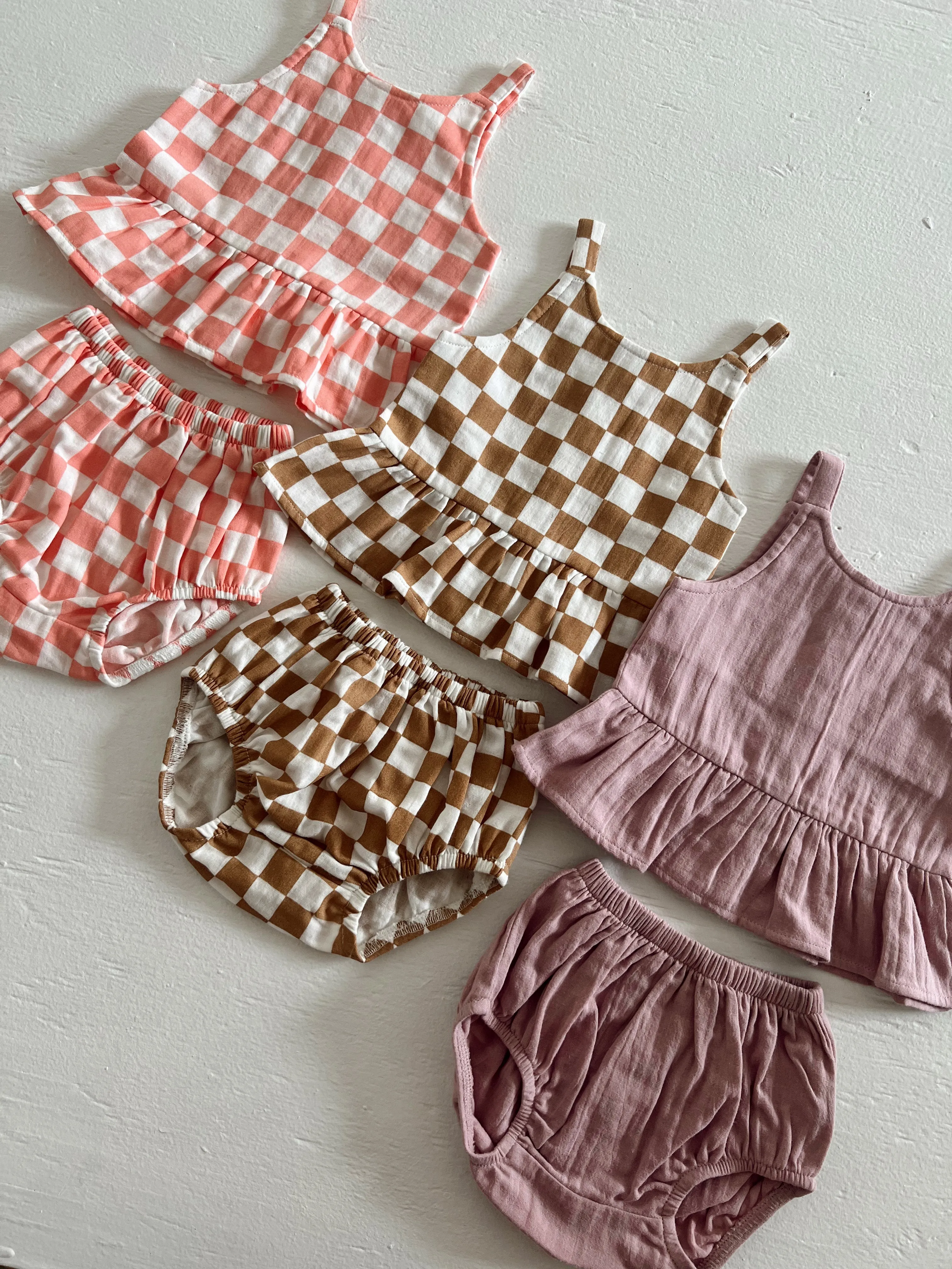 Lavender / Organic Peplum Set