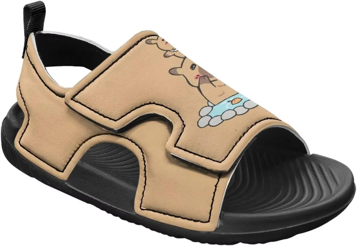 Little Kids Open Toe Summer Outtdoor Sport Sandals Art Cat and Puppy Water Shoes Lightweight Hiking Sandals