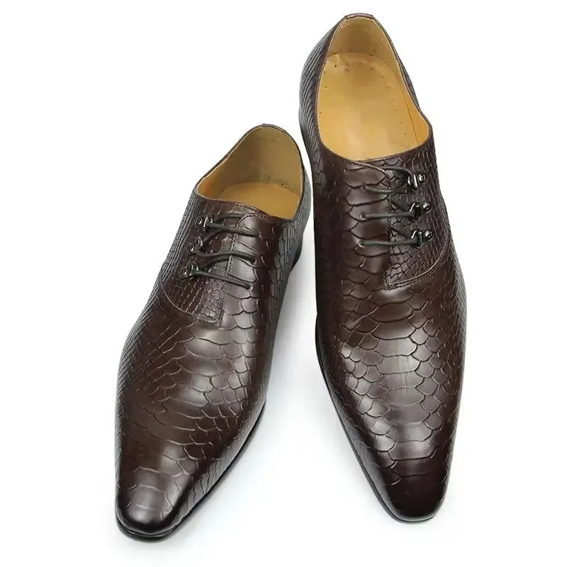 LuxeLeather Wedding Brogues