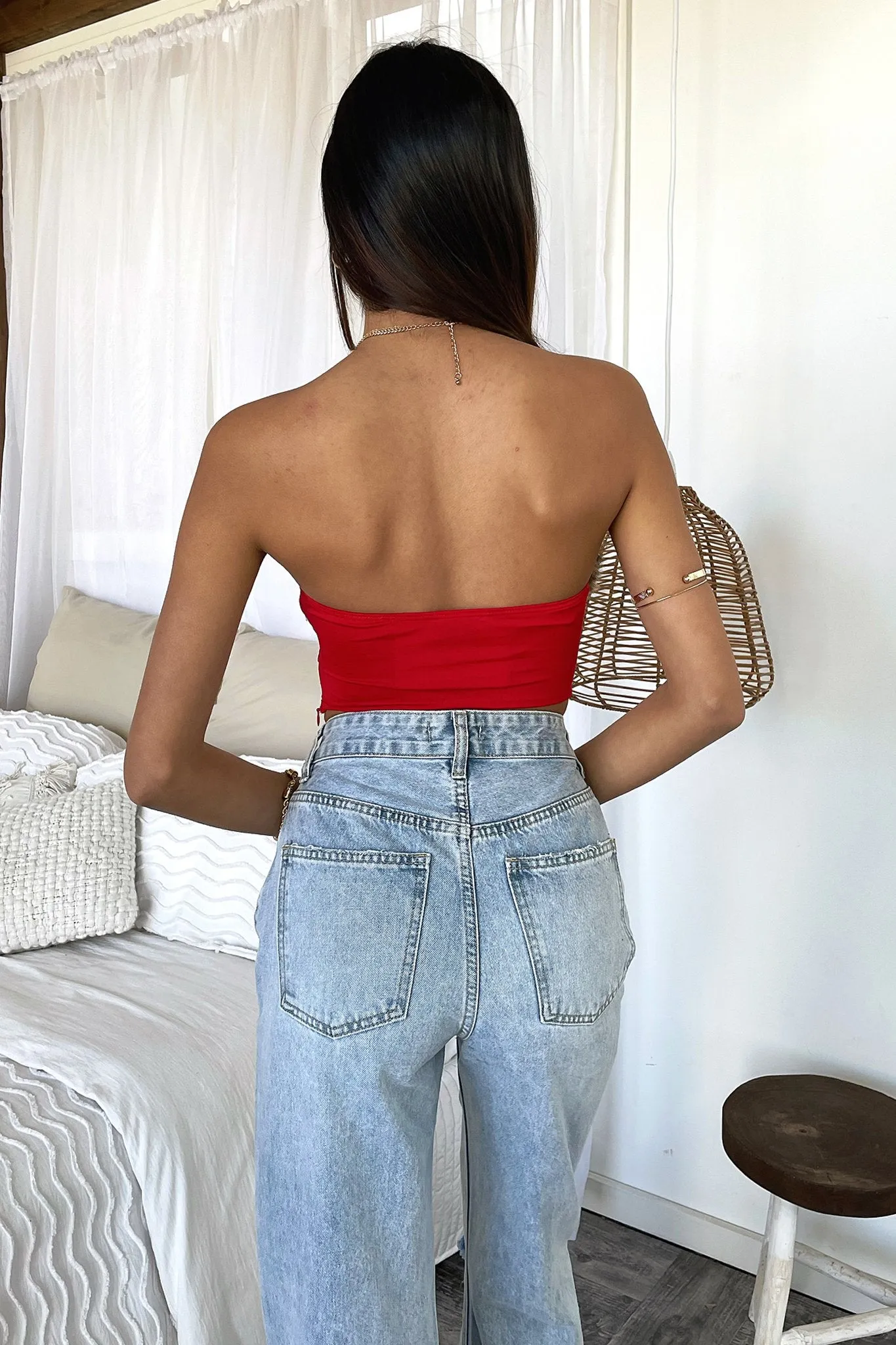 Mace Crop - Red
