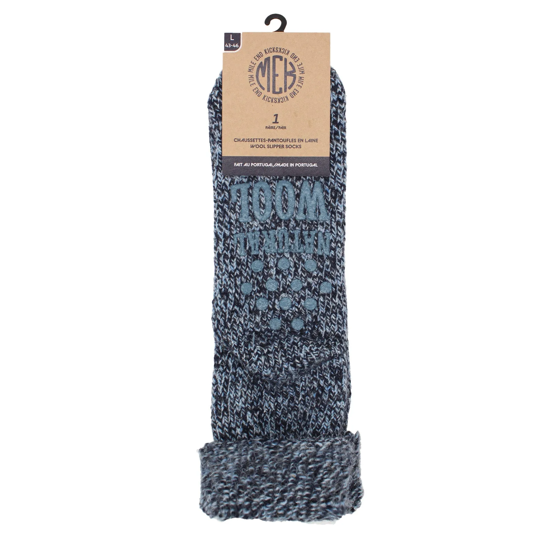 MEK - Wool Slipper Socks