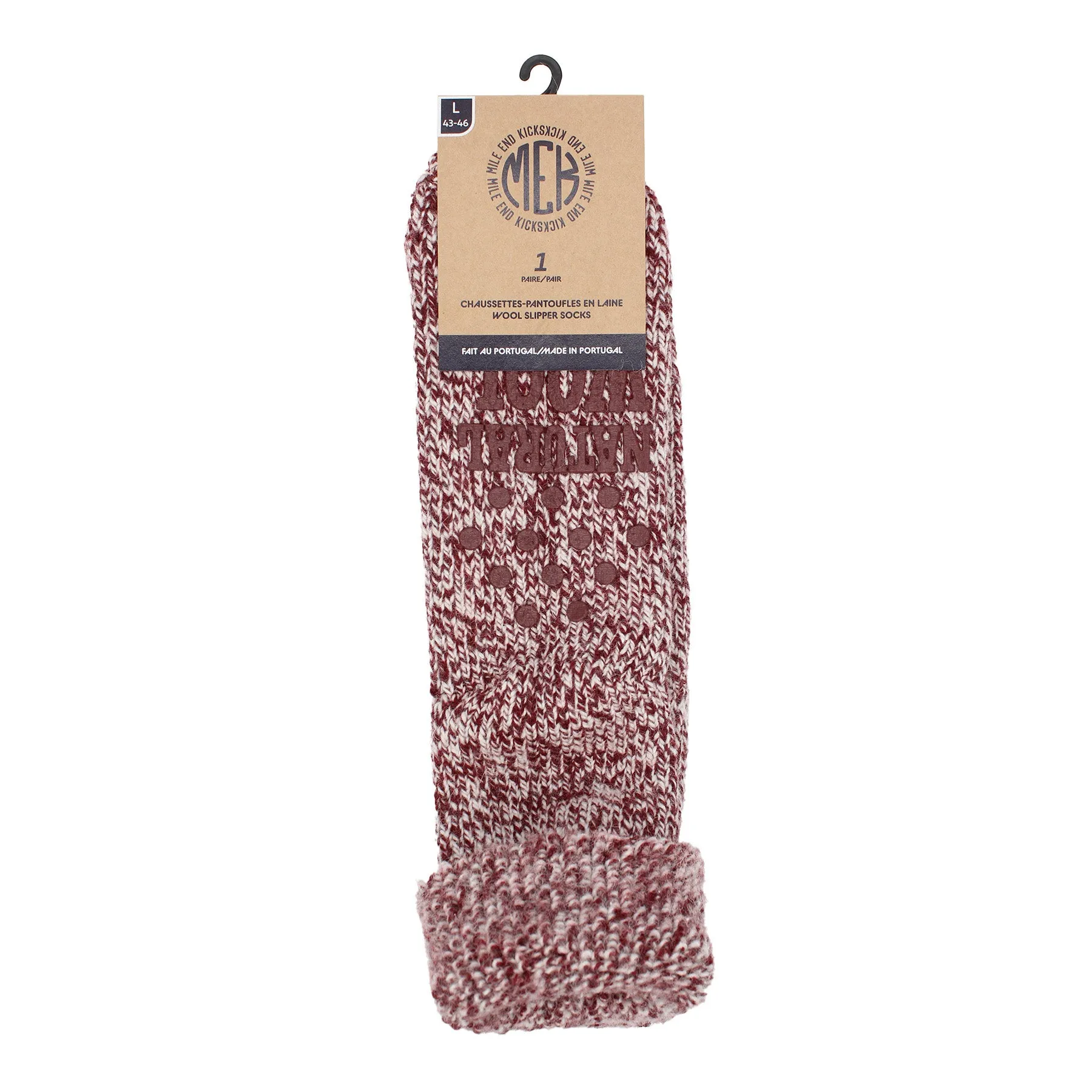 MEK - Wool Slipper Socks