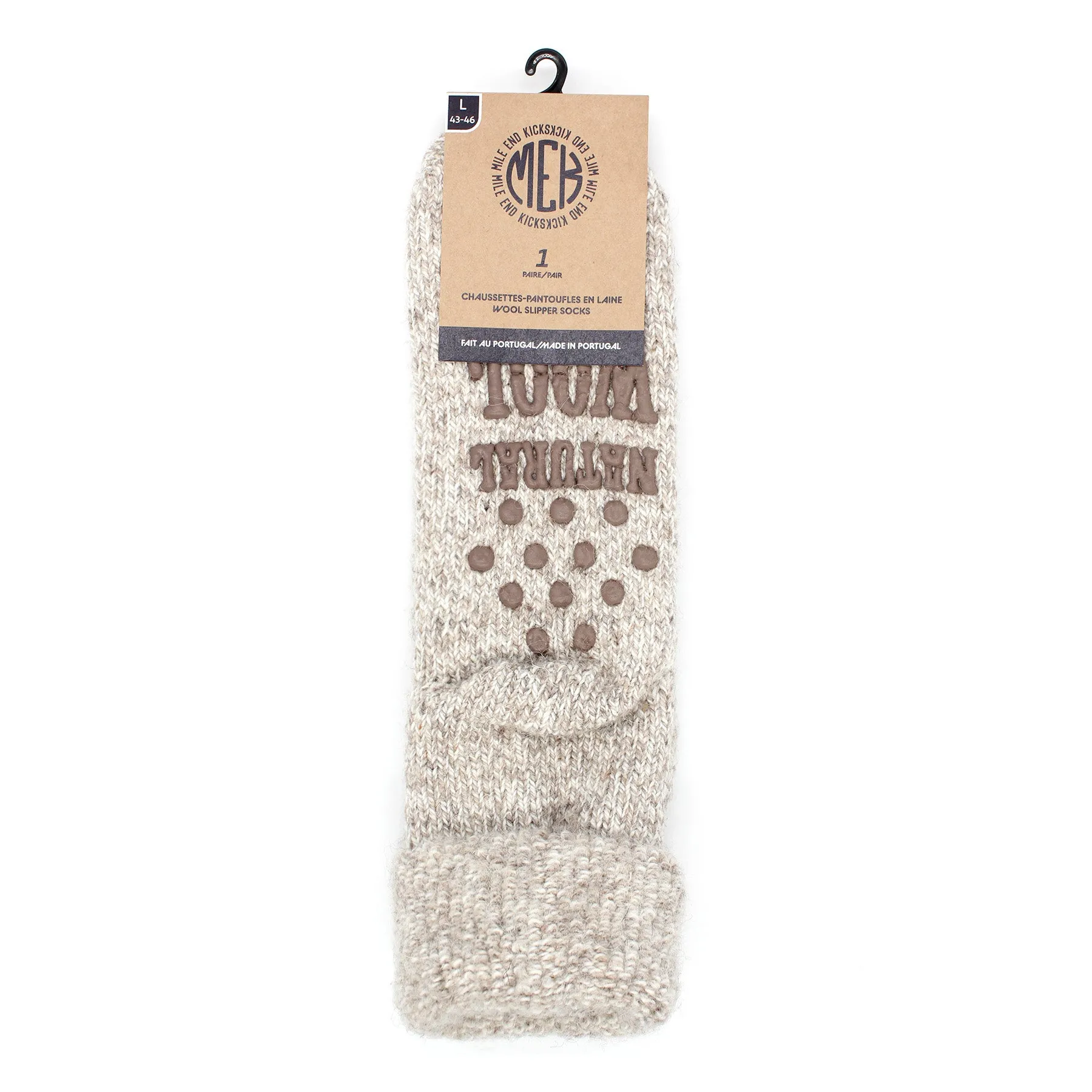 MEK - Wool Slipper Socks