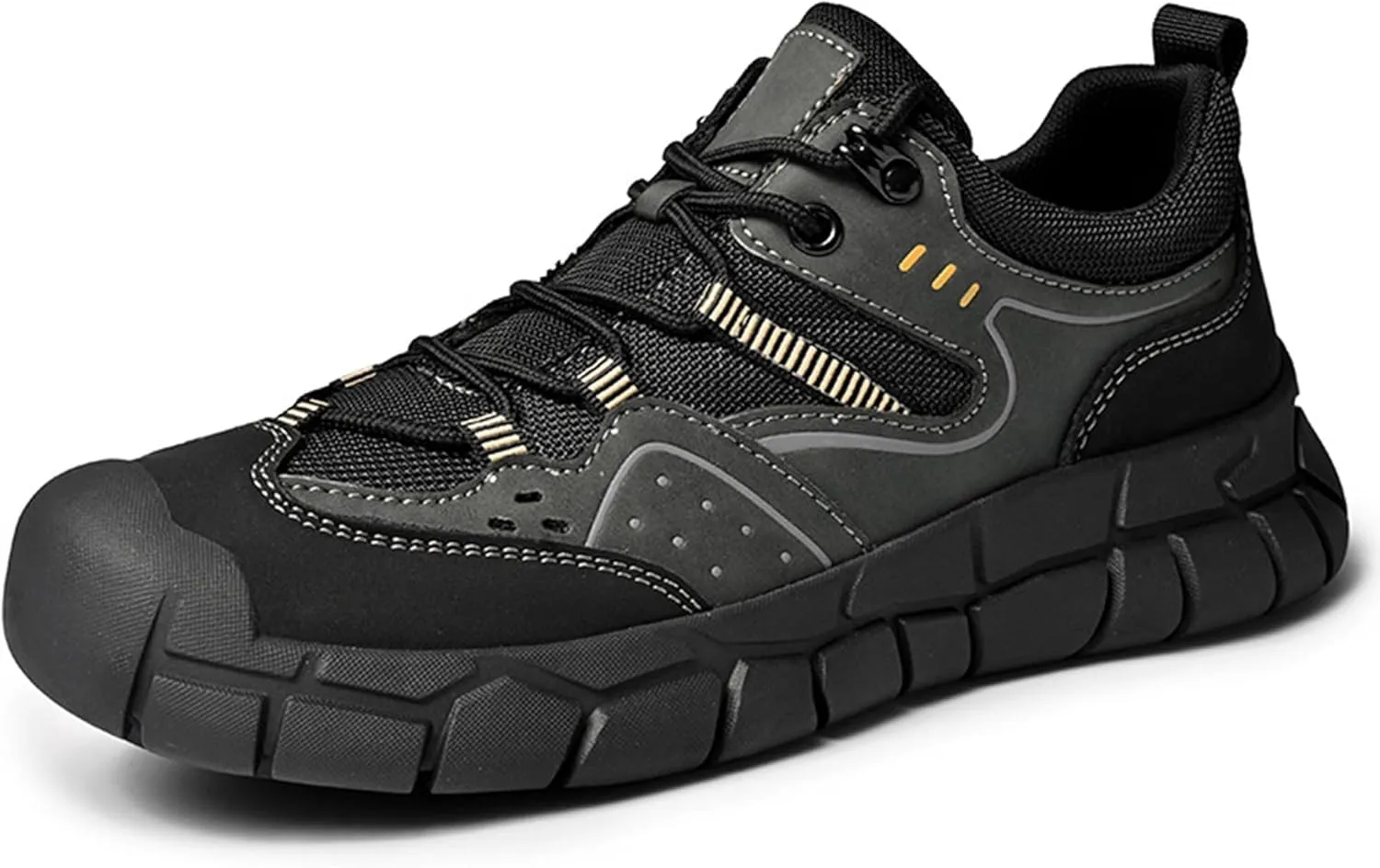 Men's Fashion Sneakers,Casual Tennis Running Retro Classic Trainers Breathable Comfortable Hiking Shoes Anti-Collision Walking Shoes