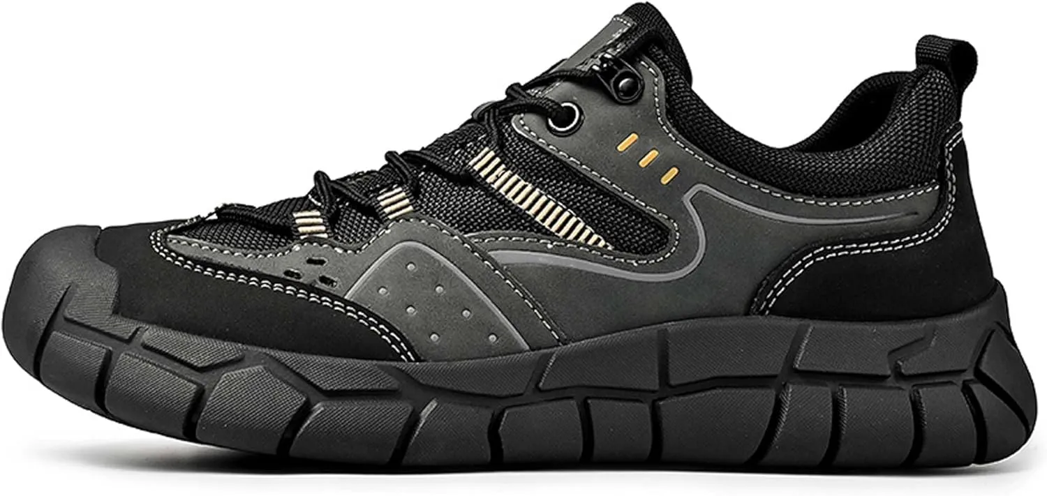 Men's Fashion Sneakers,Casual Tennis Running Retro Classic Trainers Breathable Comfortable Hiking Shoes Anti-Collision Walking Shoes