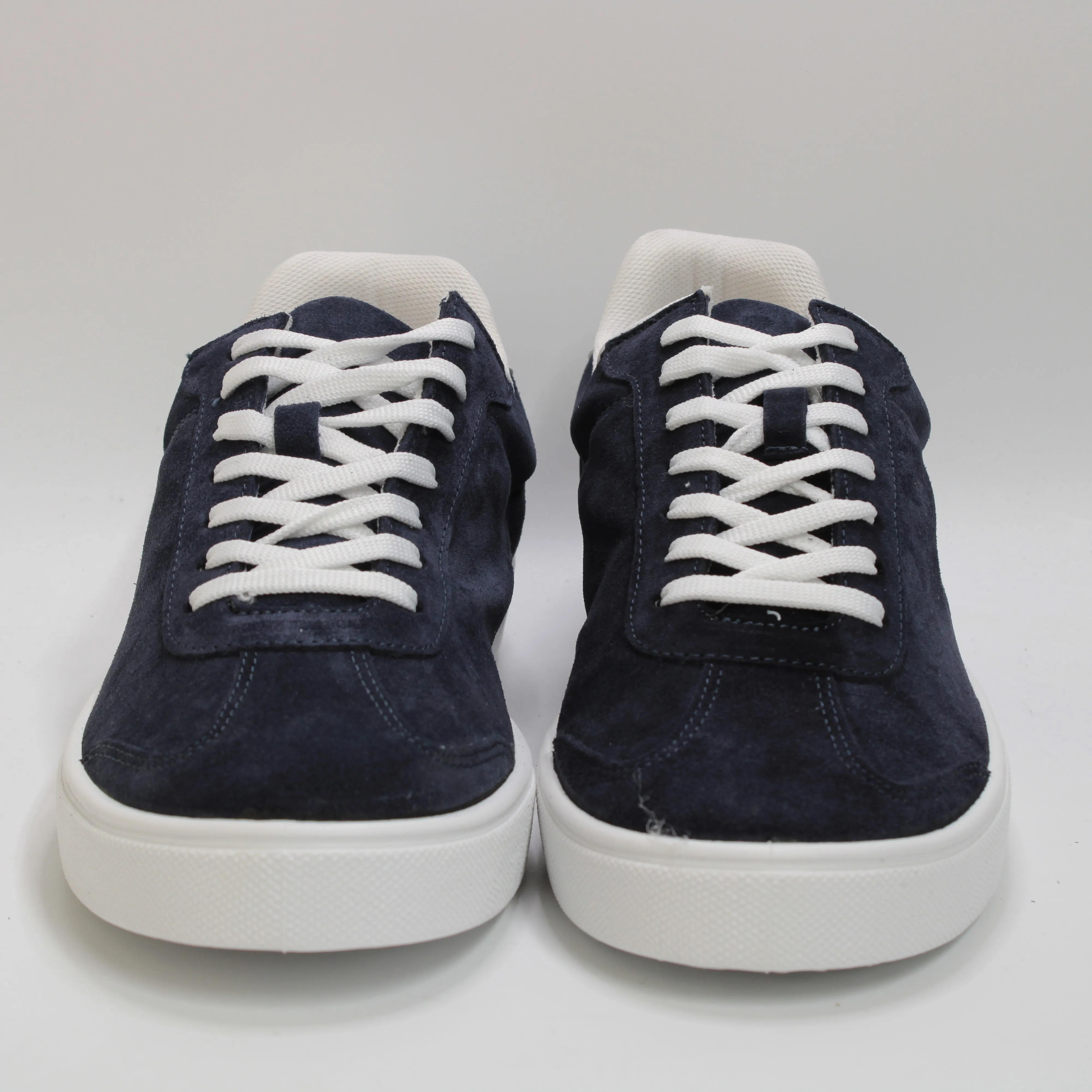 Mens Office Clifton 7 Eye Trainers Nacy Suede