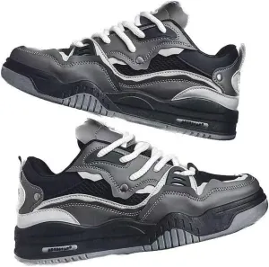 Men's Retro Fashion Sneakers Running Shoes Casual Slip on Walking Tennis Gym Sneakers/Skateboard Shoes
