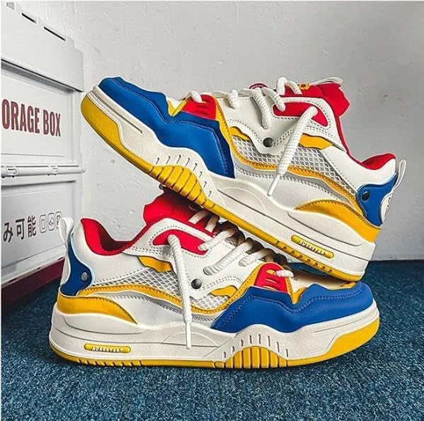 Men's Retro Fashion Sneakers Running Shoes Casual Slip on Walking Tennis Gym Sneakers/Skateboard Shoes