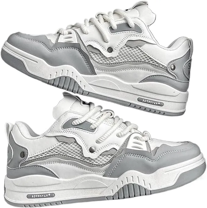 Men's Retro Fashion Sneakers Running Shoes Casual Slip on Walking Tennis Gym Sneakers/Skateboard Shoes