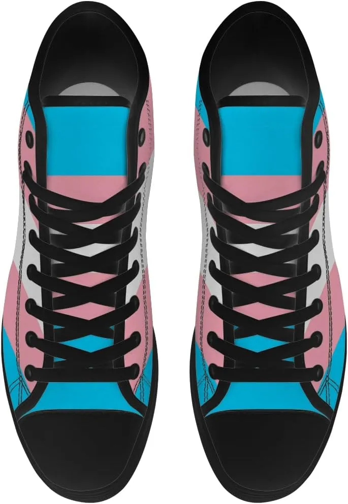 Men's Women's High Top Sneakers LGBTQ Canvas Shoes LGBT Flag Shoes Gifts for Men Women