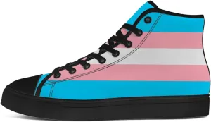 Men's Women's High Top Sneakers LGBTQ Canvas Shoes LGBT Flag Shoes Gifts for Men Women